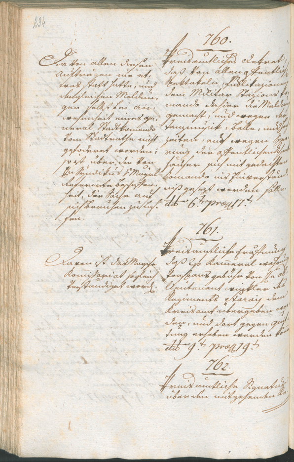 Civic Archives of Bozen-Bolzano - BOhisto Ratsprotokoll 1801 