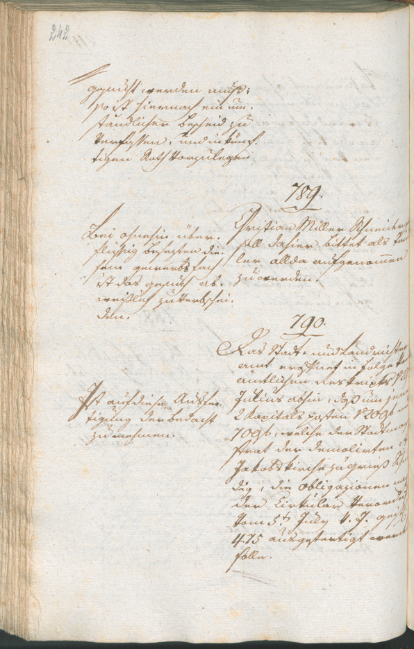 Civic Archives of Bozen-Bolzano - BOhisto Ratsprotokoll 1801 