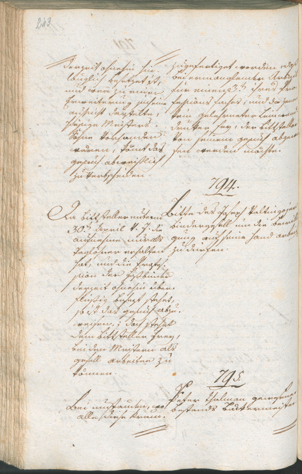 Civic Archives of Bozen-Bolzano - BOhisto Ratsprotokoll 1801 