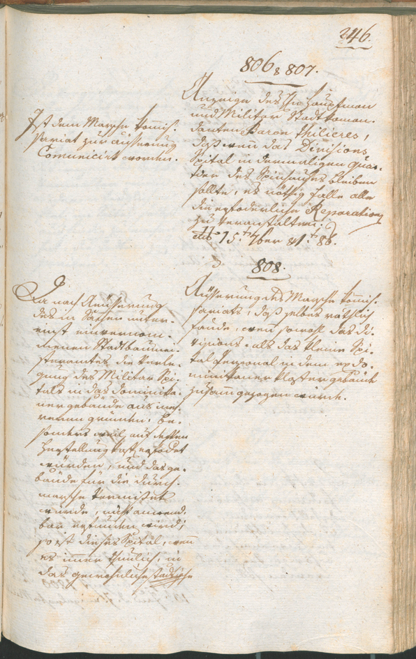 Civic Archives of Bozen-Bolzano - BOhisto Ratsprotokoll 1801 