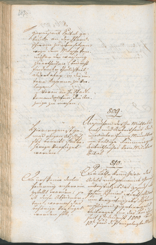 Civic Archives of Bozen-Bolzano - BOhisto Ratsprotokoll 1801 