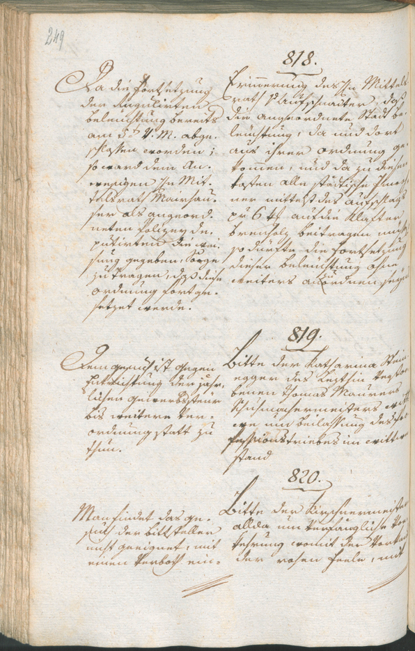 Civic Archives of Bozen-Bolzano - BOhisto Ratsprotokoll 1801 