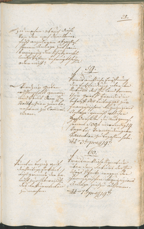 Civic Archives of Bozen-Bolzano - BOhisto Ratsprotokoll 1801 