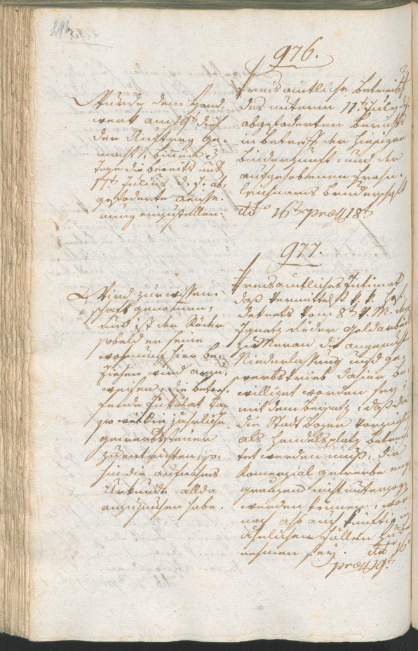 Civic Archives of Bozen-Bolzano - BOhisto Ratsprotokoll 1801 