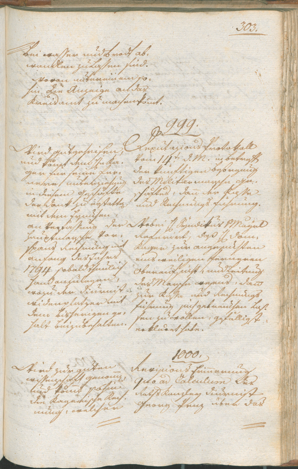 Civic Archives of Bozen-Bolzano - BOhisto Ratsprotokoll 1801 