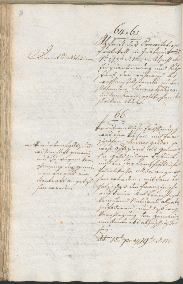 Civic Archives of Bozen-Bolzano - BOhisto Ratsprotokoll 1801 