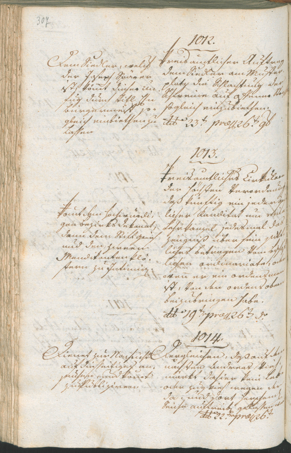 Civic Archives of Bozen-Bolzano - BOhisto Ratsprotokoll 1801 