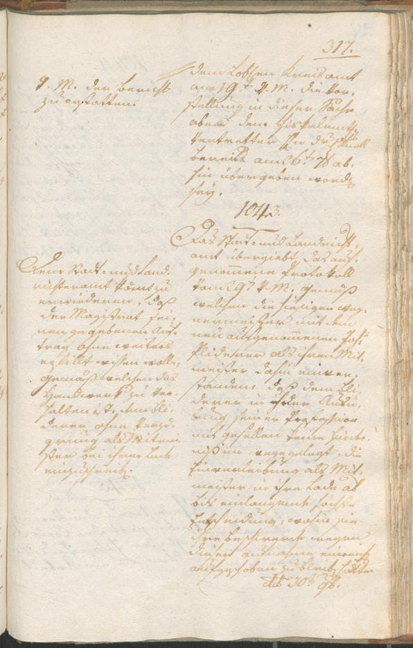 Civic Archives of Bozen-Bolzano - BOhisto Ratsprotokoll 1801 