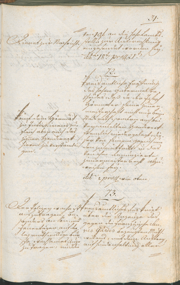 Civic Archives of Bozen-Bolzano - BOhisto Ratsprotokoll 1801 