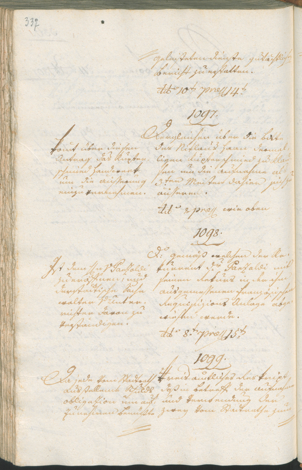 Civic Archives of Bozen-Bolzano - BOhisto Ratsprotokoll 1801 