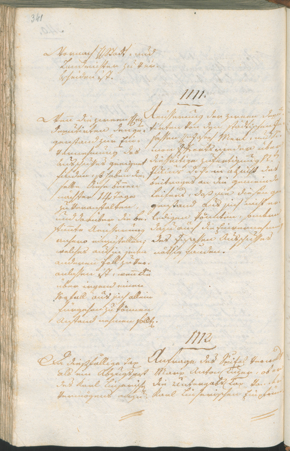 Civic Archives of Bozen-Bolzano - BOhisto Ratsprotokoll 1801 