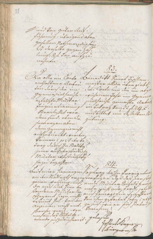 Civic Archives of Bozen-Bolzano - BOhisto Ratsprotokoll 1801 