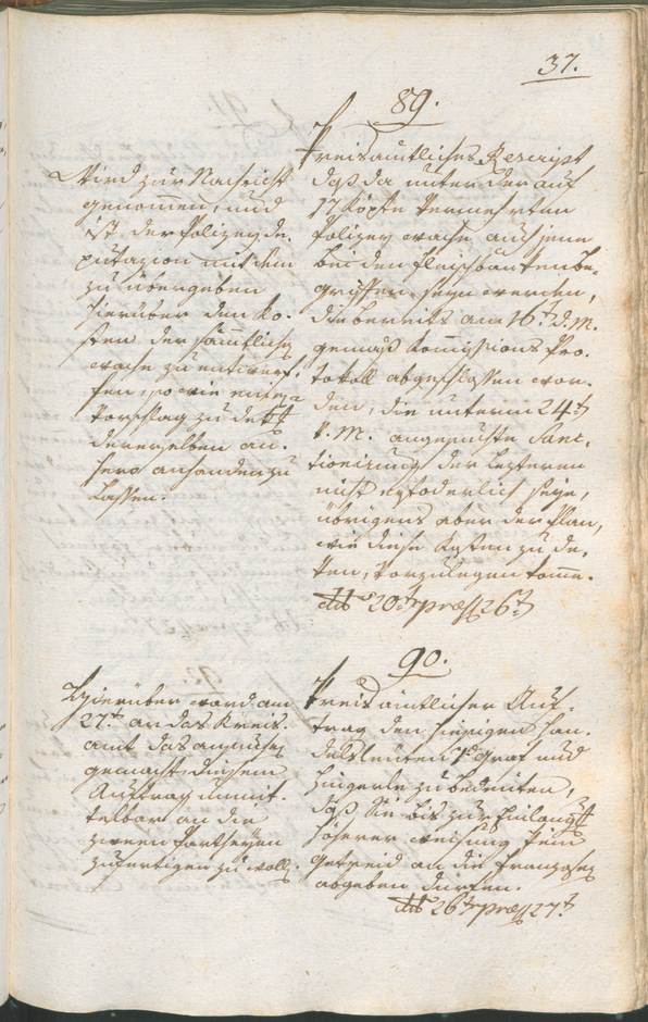 Civic Archives of Bozen-Bolzano - BOhisto Ratsprotokoll 1801 