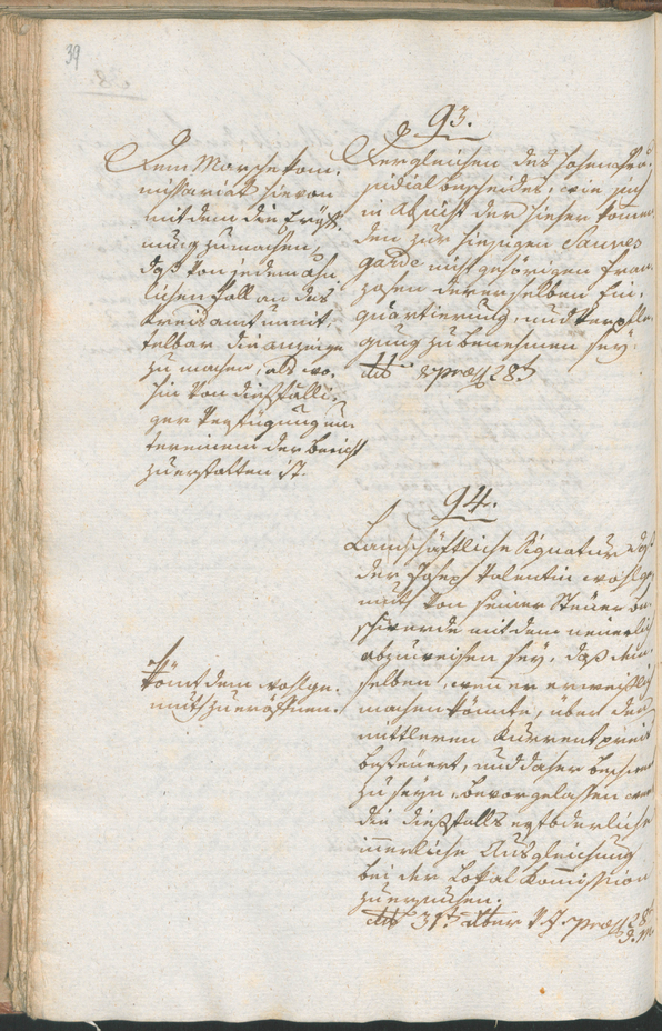 Civic Archives of Bozen-Bolzano - BOhisto Ratsprotokoll 1801 