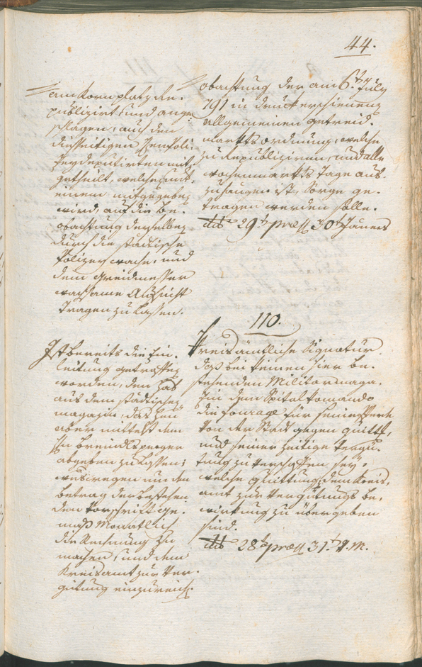 Civic Archives of Bozen-Bolzano - BOhisto Ratsprotokoll 1801 