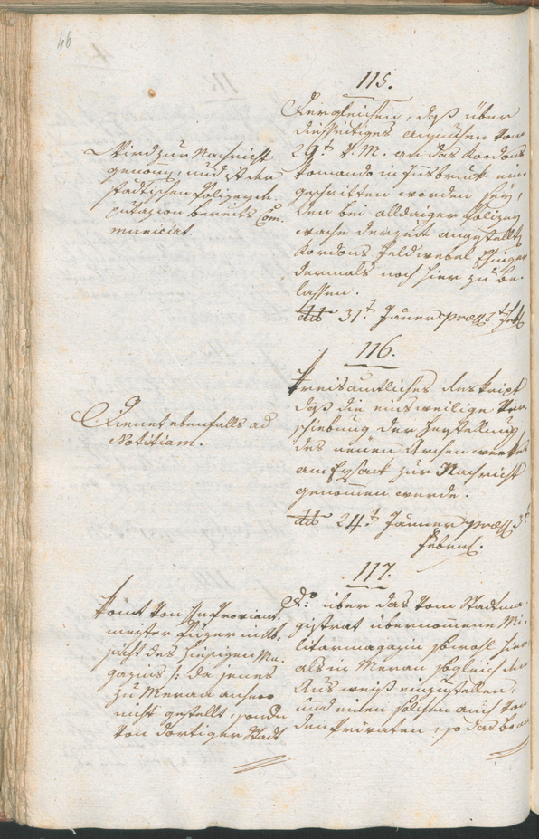 Civic Archives of Bozen-Bolzano - BOhisto Ratsprotokoll 1801 