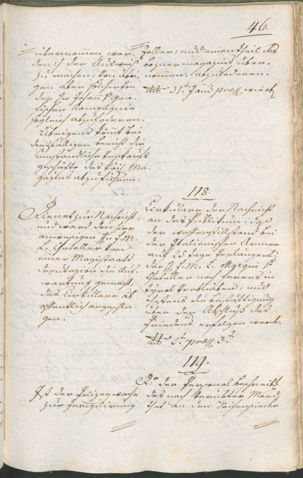 Stadtarchiv Bozen - BOhisto Ratsprotokoll 1801 