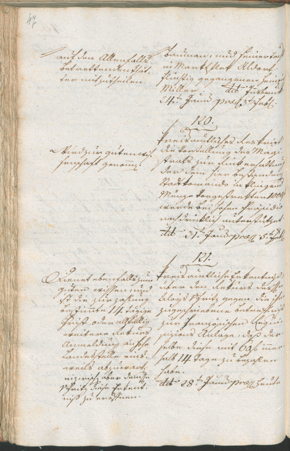 Civic Archives of Bozen-Bolzano - BOhisto Ratsprotokoll 1801 