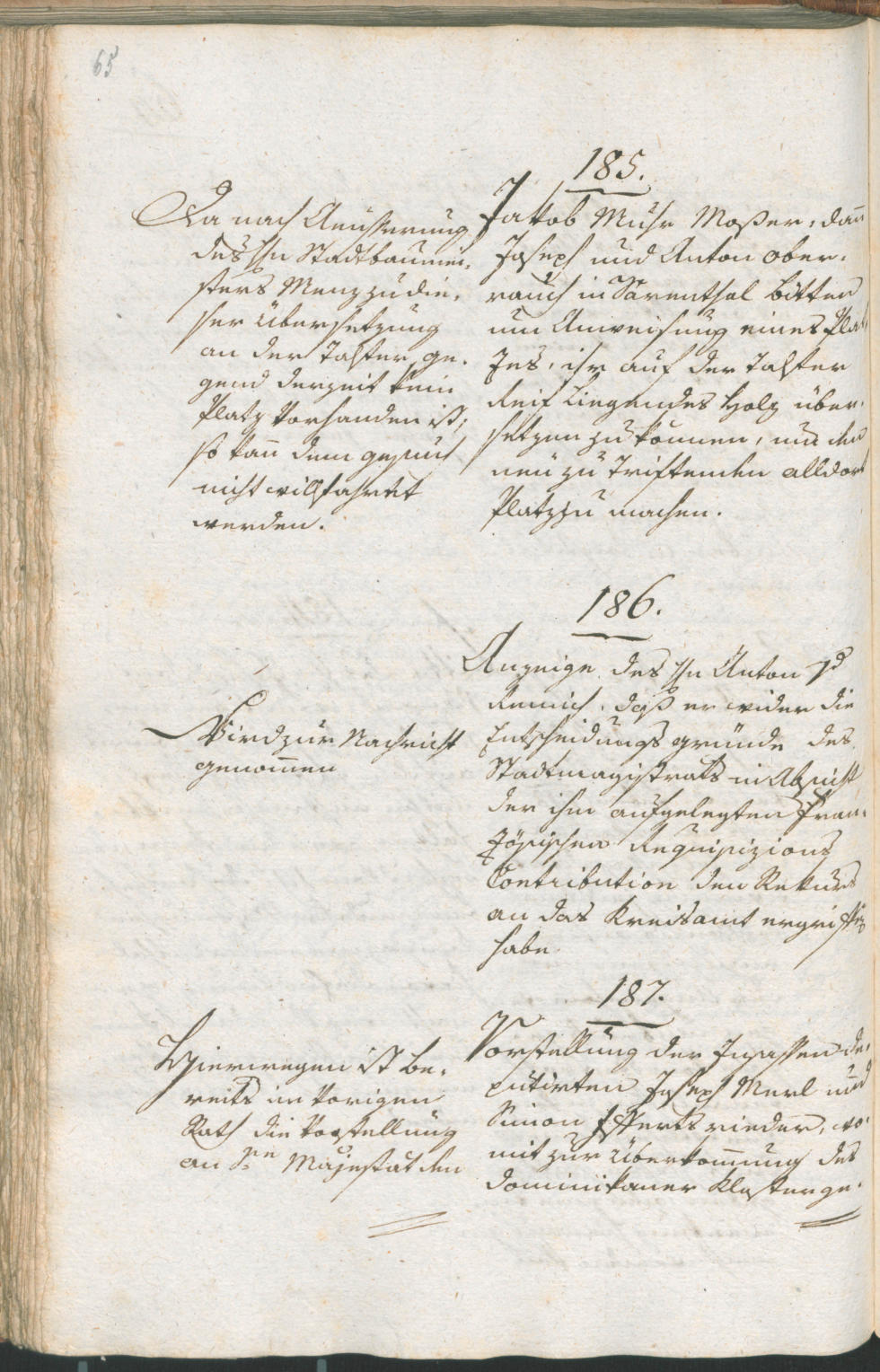Civic Archives of Bozen-Bolzano - BOhisto Ratsprotokoll 1801 