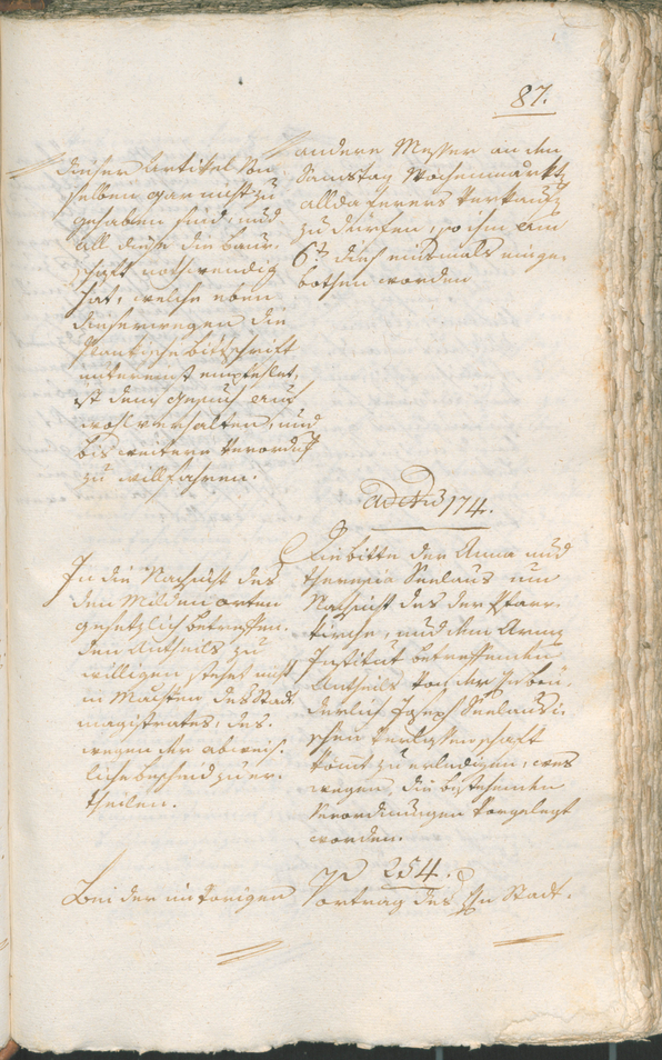 Civic Archives of Bozen-Bolzano - BOhisto Ratsprotokoll 1802 