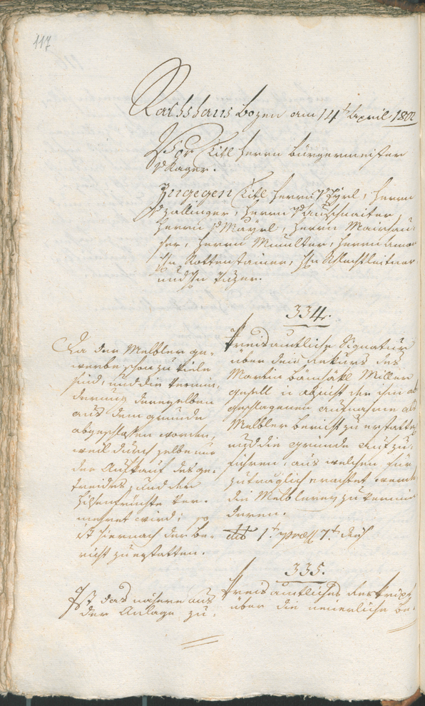 Civic Archives of Bozen-Bolzano - BOhisto Ratsprotokoll 1802 