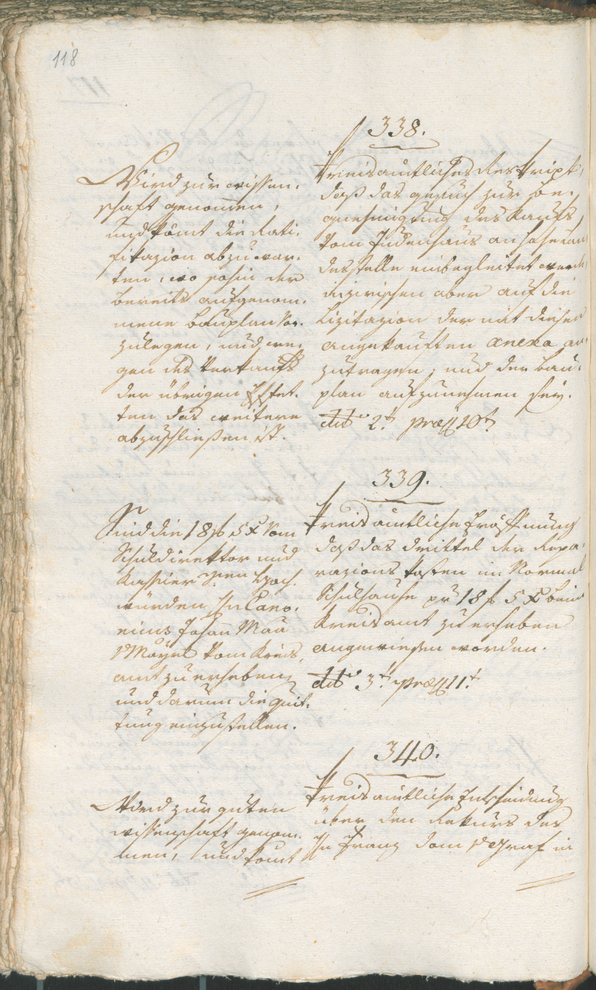 Stadtarchiv Bozen - BOhisto Ratsprotokoll 1802 