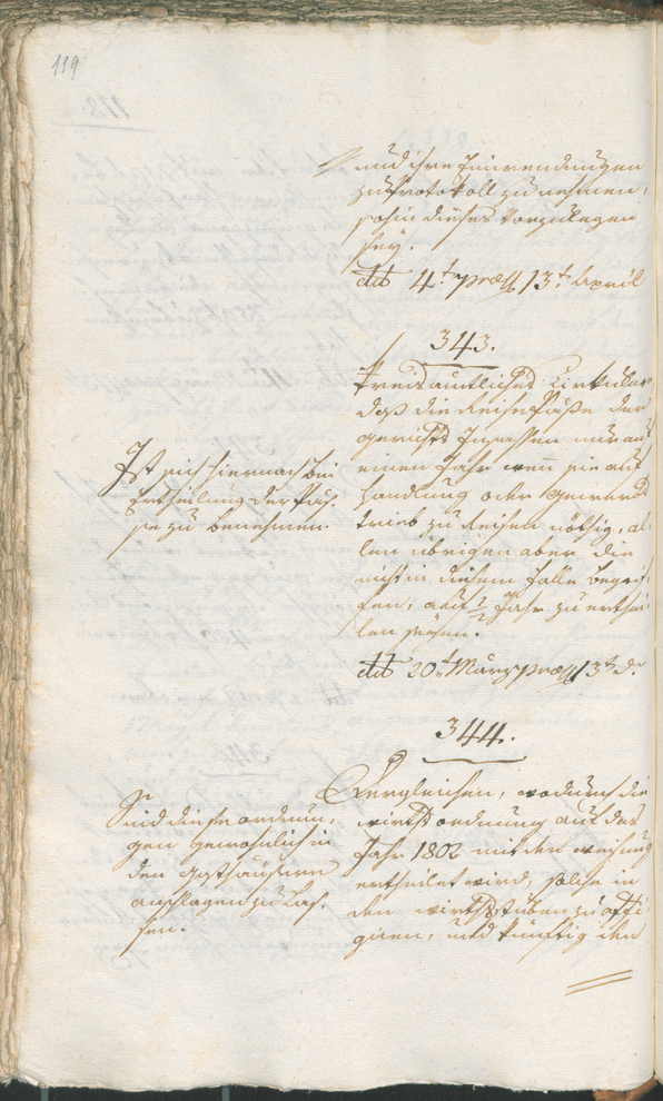 Civic Archives of Bozen-Bolzano - BOhisto Ratsprotokoll 1802 