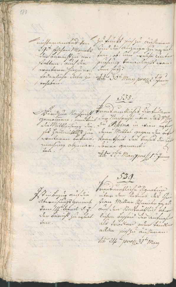 Civic Archives of Bozen-Bolzano - BOhisto Ratsprotokoll 1802 