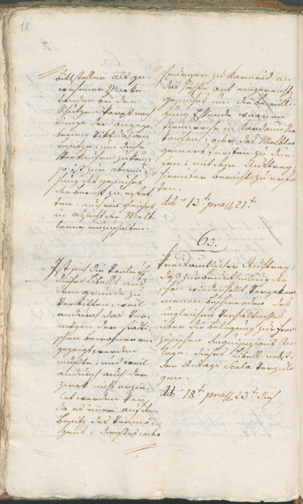 Civic Archives of Bozen-Bolzano - BOhisto Ratsprotokoll 1802 