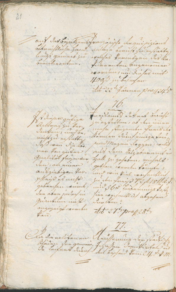 Stadtarchiv Bozen - BOhisto Ratsprotokoll 1802 