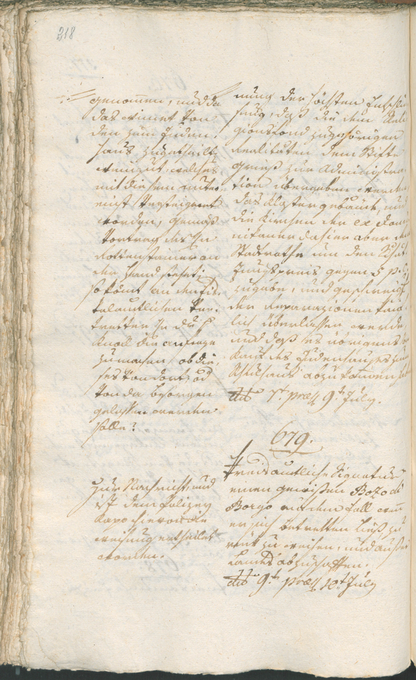 Civic Archives of Bozen-Bolzano - BOhisto Ratsprotokoll 1802 