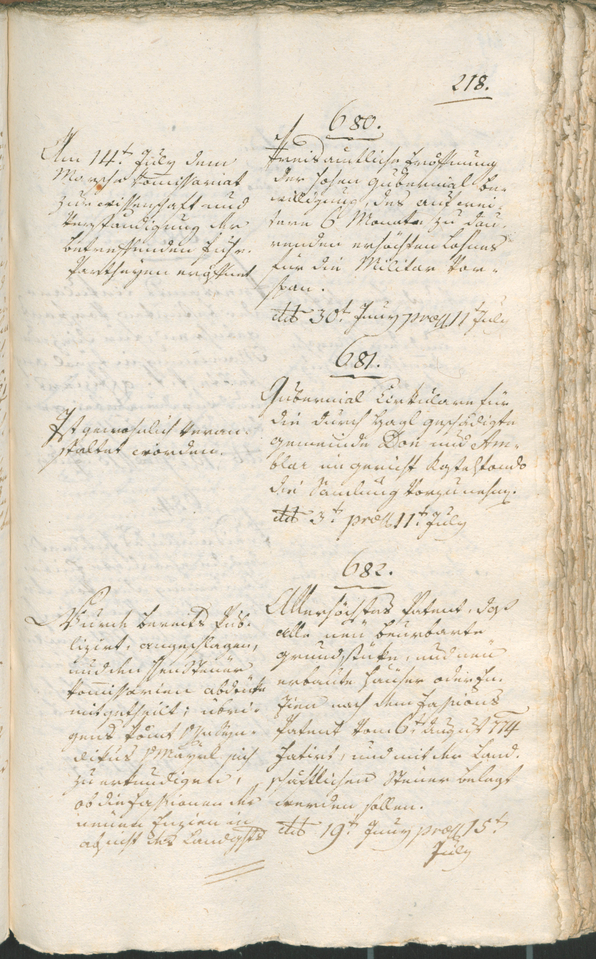 Civic Archives of Bozen-Bolzano - BOhisto Ratsprotokoll 1802 