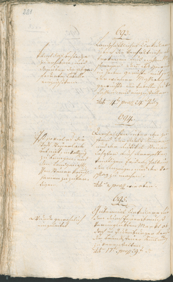 Civic Archives of Bozen-Bolzano - BOhisto Ratsprotokoll 1802 