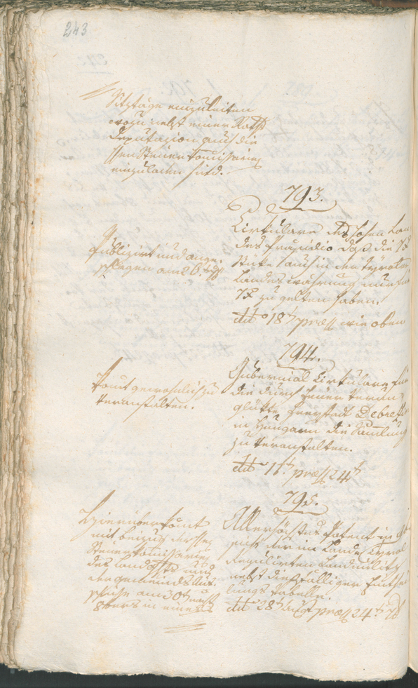 Civic Archives of Bozen-Bolzano - BOhisto Ratsprotokoll 1802 