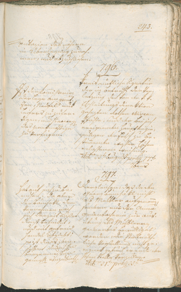 Civic Archives of Bozen-Bolzano - BOhisto Ratsprotokoll 1802 