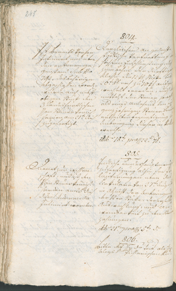 Civic Archives of Bozen-Bolzano - BOhisto Ratsprotokoll 1802 