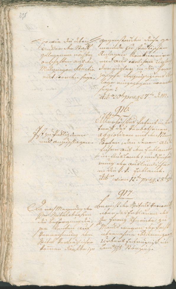 Stadtarchiv Bozen - BOhisto Ratsprotokoll 1802 