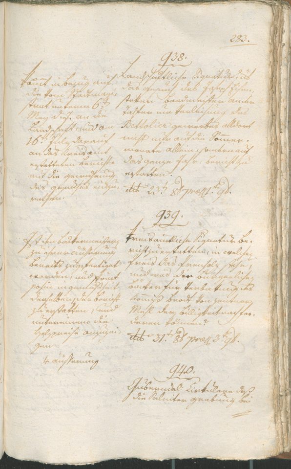 Civic Archives of Bozen-Bolzano - BOhisto Ratsprotokoll 1802 