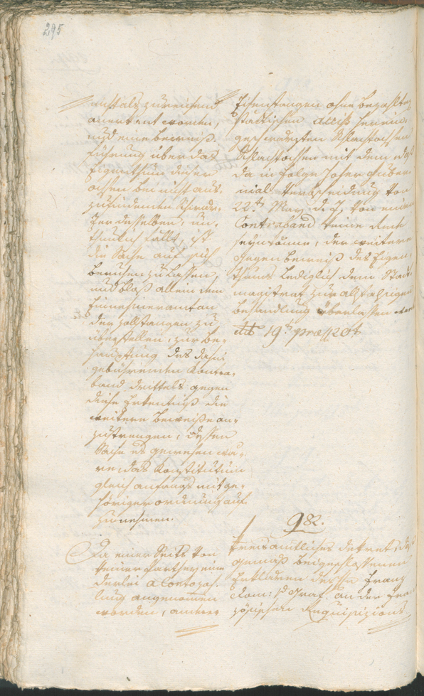 Civic Archives of Bozen-Bolzano - BOhisto Ratsprotokoll 1802 