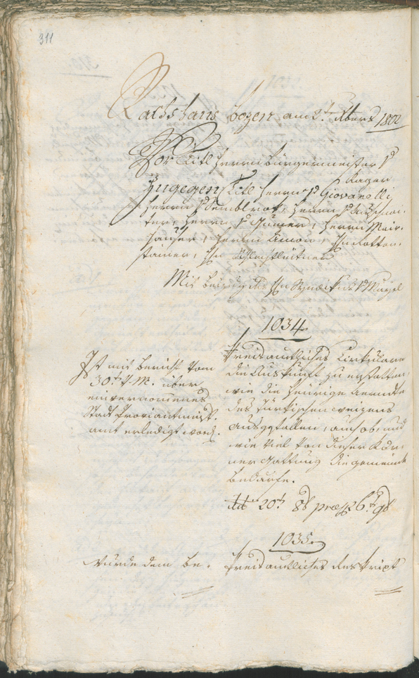 Civic Archives of Bozen-Bolzano - BOhisto Ratsprotokoll 1802 