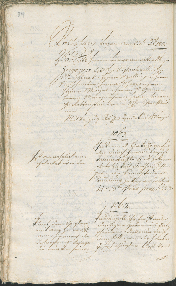 Stadtarchiv Bozen - BOhisto Ratsprotokoll 1802 