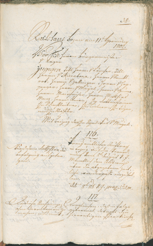 Civic Archives of Bozen-Bolzano - BOhisto Ratsprotokoll 1802 