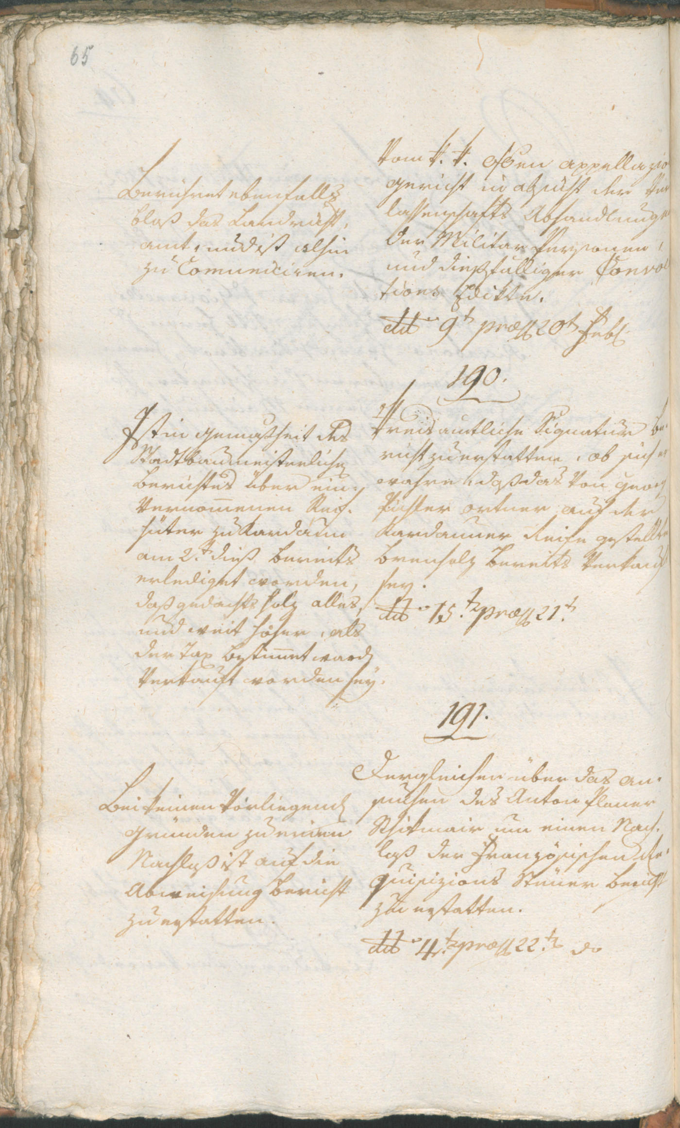 Civic Archives of Bozen-Bolzano - BOhisto Ratsprotokoll 1802 