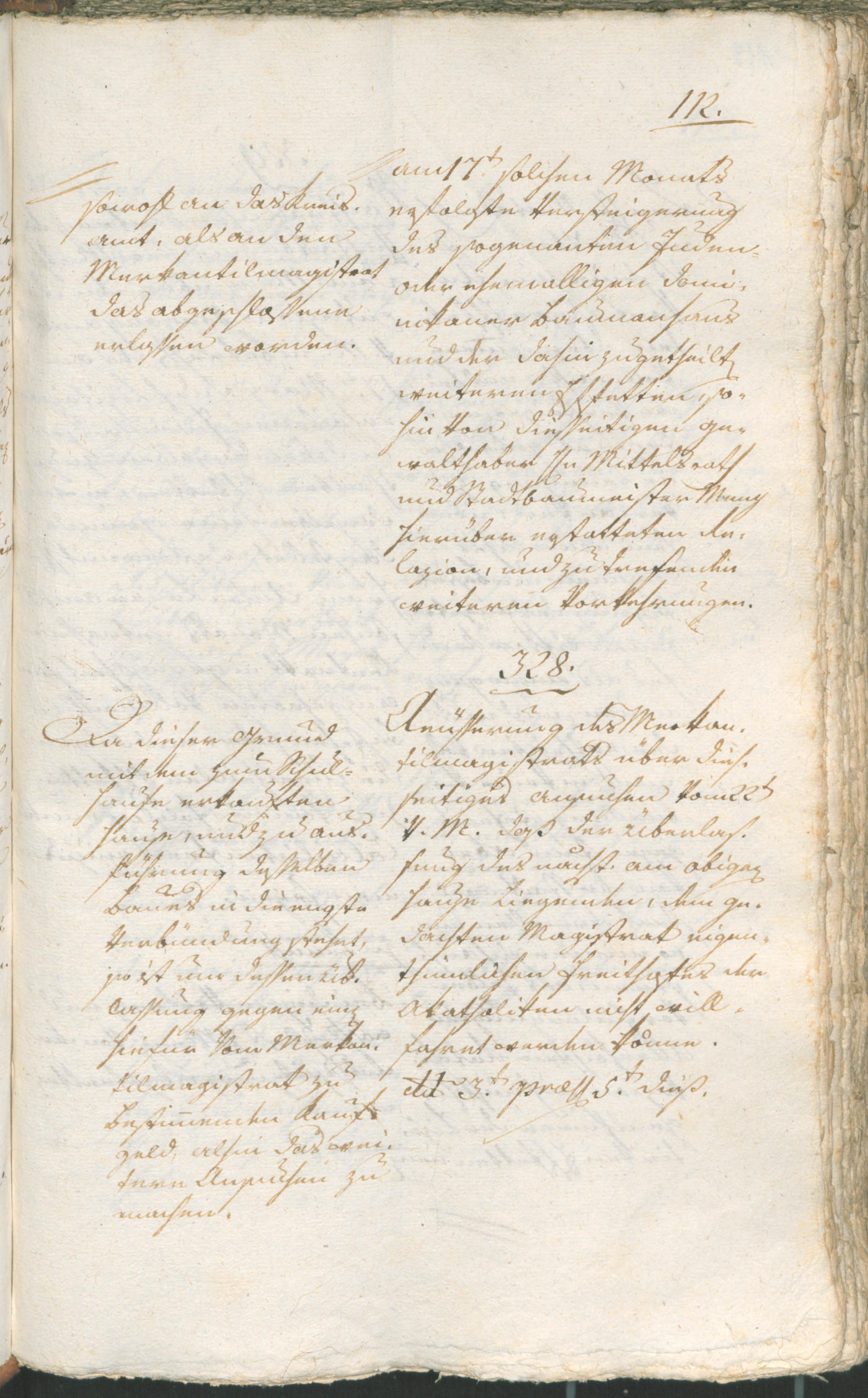 Stadtarchiv Bozen - BOhisto Ratsprotokoll 1802 