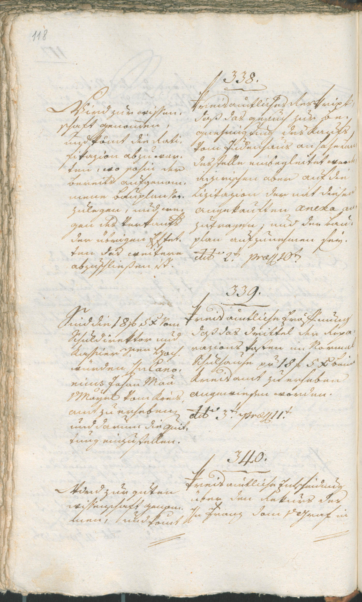 Civic Archives of Bozen-Bolzano - BOhisto Ratsprotokoll 1802 