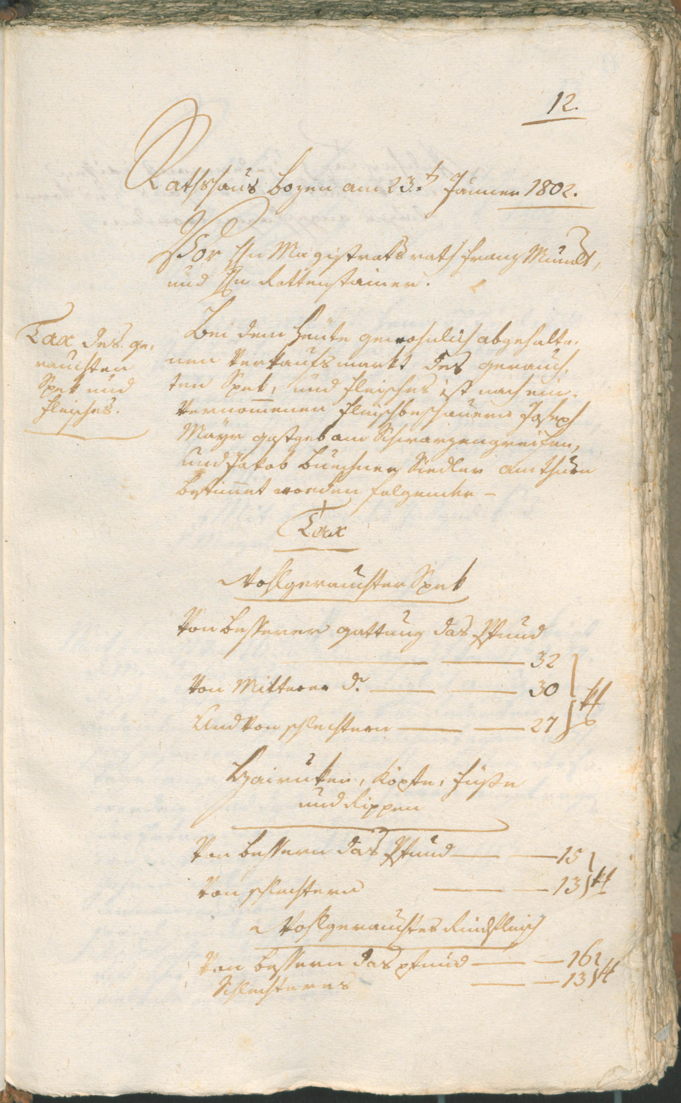 Civic Archives of Bozen-Bolzano - BOhisto Ratsprotokoll 1802 