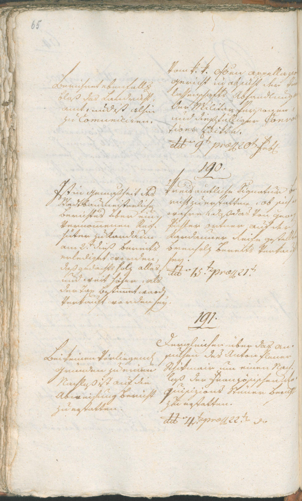Civic Archives of Bozen-Bolzano - BOhisto Ratsprotokoll 1802 