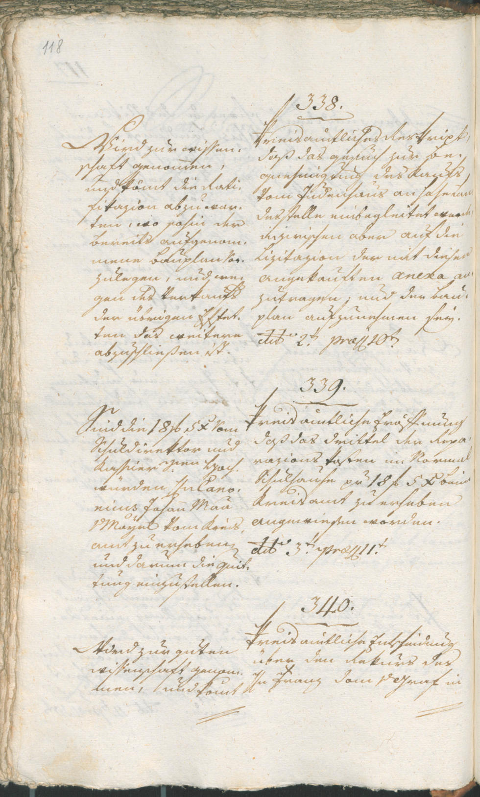 Stadtarchiv Bozen - BOhisto Ratsprotokoll 1802 
