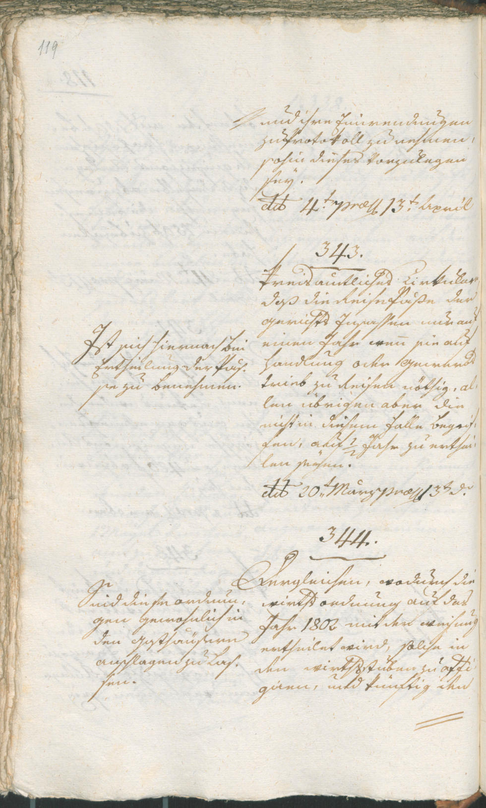 Civic Archives of Bozen-Bolzano - BOhisto Ratsprotokoll 1802 