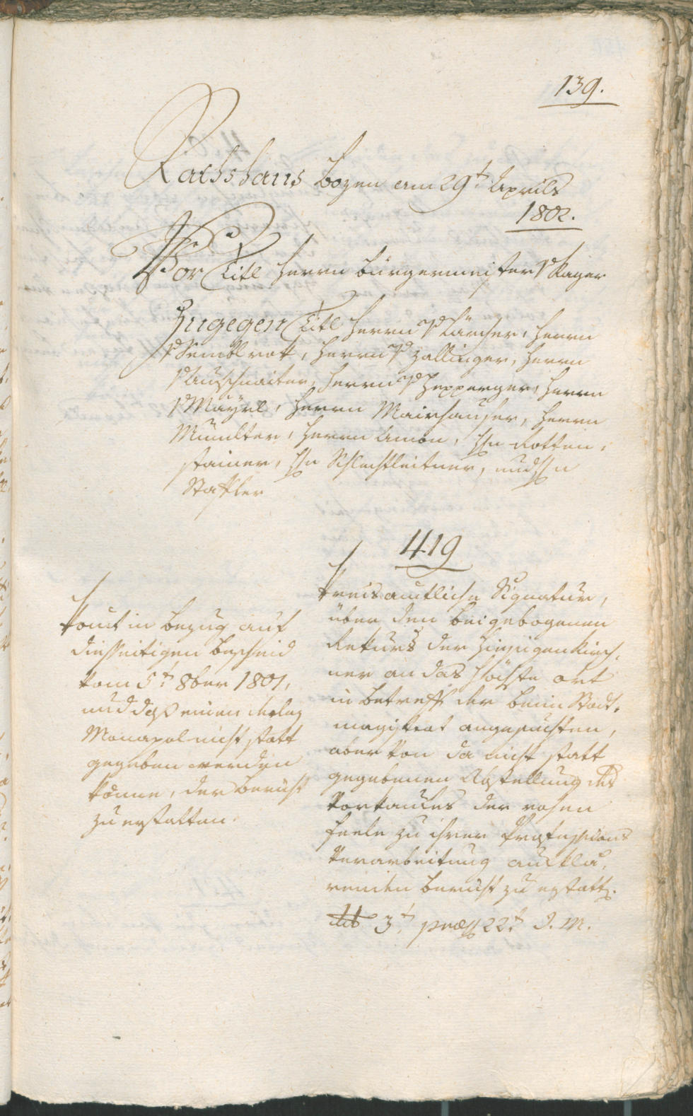 Civic Archives of Bozen-Bolzano - BOhisto Ratsprotokoll 1802 